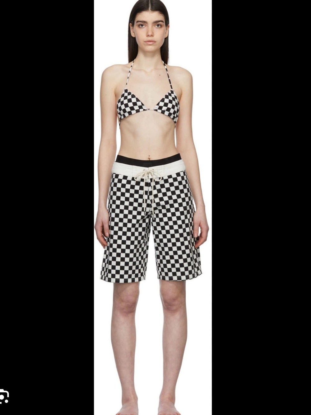 R13 Black and White Checker Board Shorts🏁